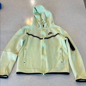 Nike Light Green Zip-Up Hoodie